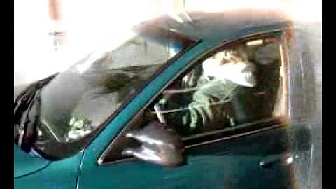 Alexis Shepard illegally drives her car though the...
