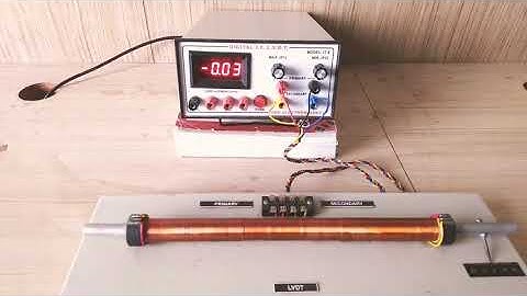 Performance of LVDT on Experimental Kit By. Deepak Varu