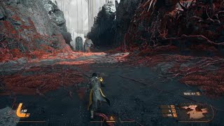 SAROS || Prophet
This thing just kept getting more health bars!
The first few bars arent too bad, just bob and weave, jump, shoot the pods, and absorb blue shots to pop your alt fire. The last bar goes down fast but locks you in a hallway, so try to be precise with your evasion. In a pinch get the halcyon upgrade that lets you absorb yellow. It will still corrupt, but not damage.
Good luck, Enforcer! SAROS || Prophet