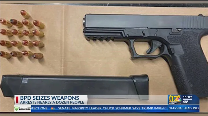 Bakersfield police make multiple arrests for illegal weapons