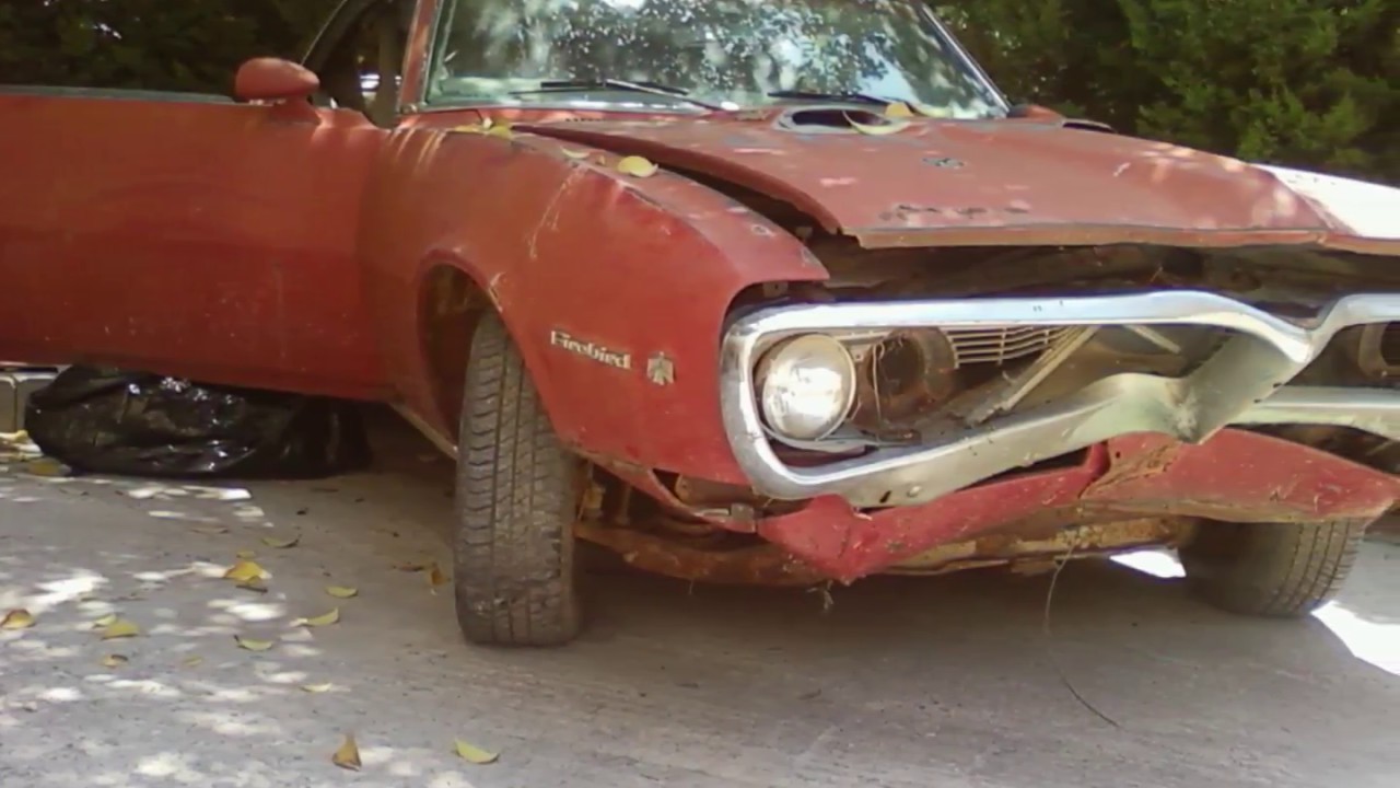Muscle Cars in Greece Pontiac Firebird 1968 Restoration 1 YouTube