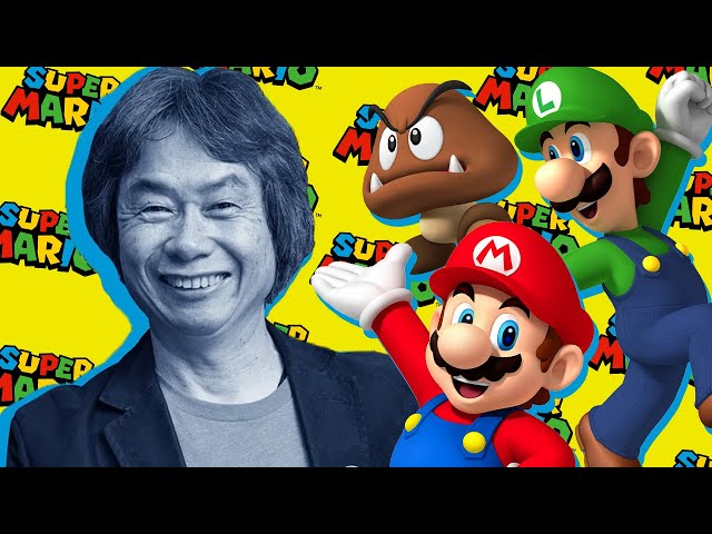 Shigeru Miyamoto, credited as the creator of Super Mario Bros