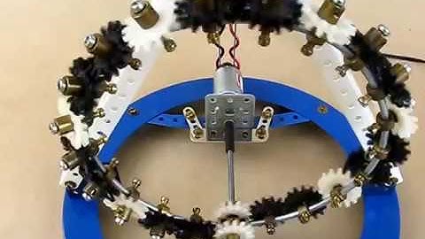 MVI 0190 - Meccano Möbius Gear ring demonstration 2    July 2018