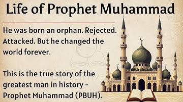 The Story of Muhammad (PBUH) || Learn English Through Story Level 3 🔥 || Improve Your English ✅️