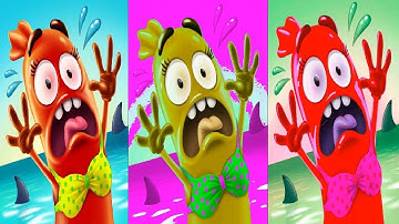 Colors Reaction Compilation Run Sausage! Run!(NEW MAP UPDATE) Android Gameplay