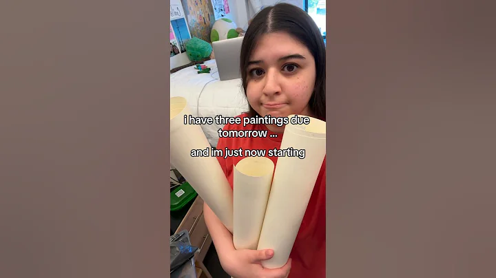 finishing 3 paintings in 6 hours… #art