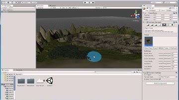 Unity 3D Game Engine - Adding and Removing Trees to the Terrain Surface - Video 4