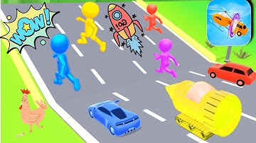 Shape-shifting Gameplay | walkthrough part 2 | Levels 6-10 | (Android, iOS)