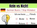 Kein or Nicht? Learn German Negation Easily | A1–A2 Grammar Quiz