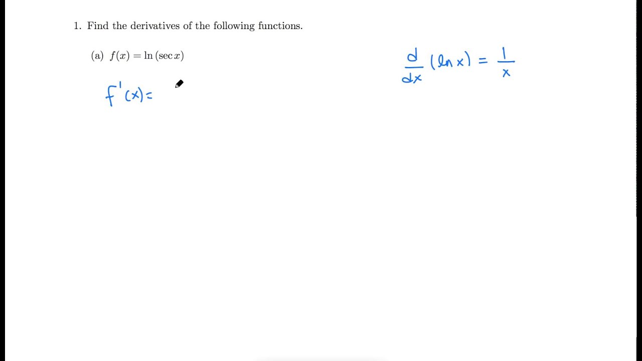 3 6 1a solution - YouTube