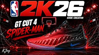 NBA 2K26 Shoe Creator - How to Make Nike GT Cut 4 'Spider-Man'