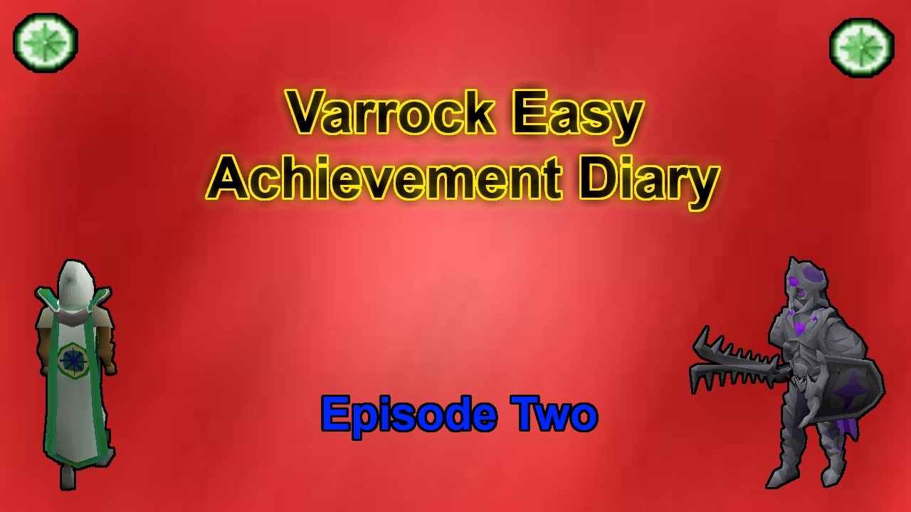 Oldschool runescape varrock easy achievement diary youtube
