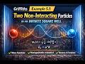 Griffiths QM Example 5.1 | Two Non‑Interacting Particles in an Infinite Square Well