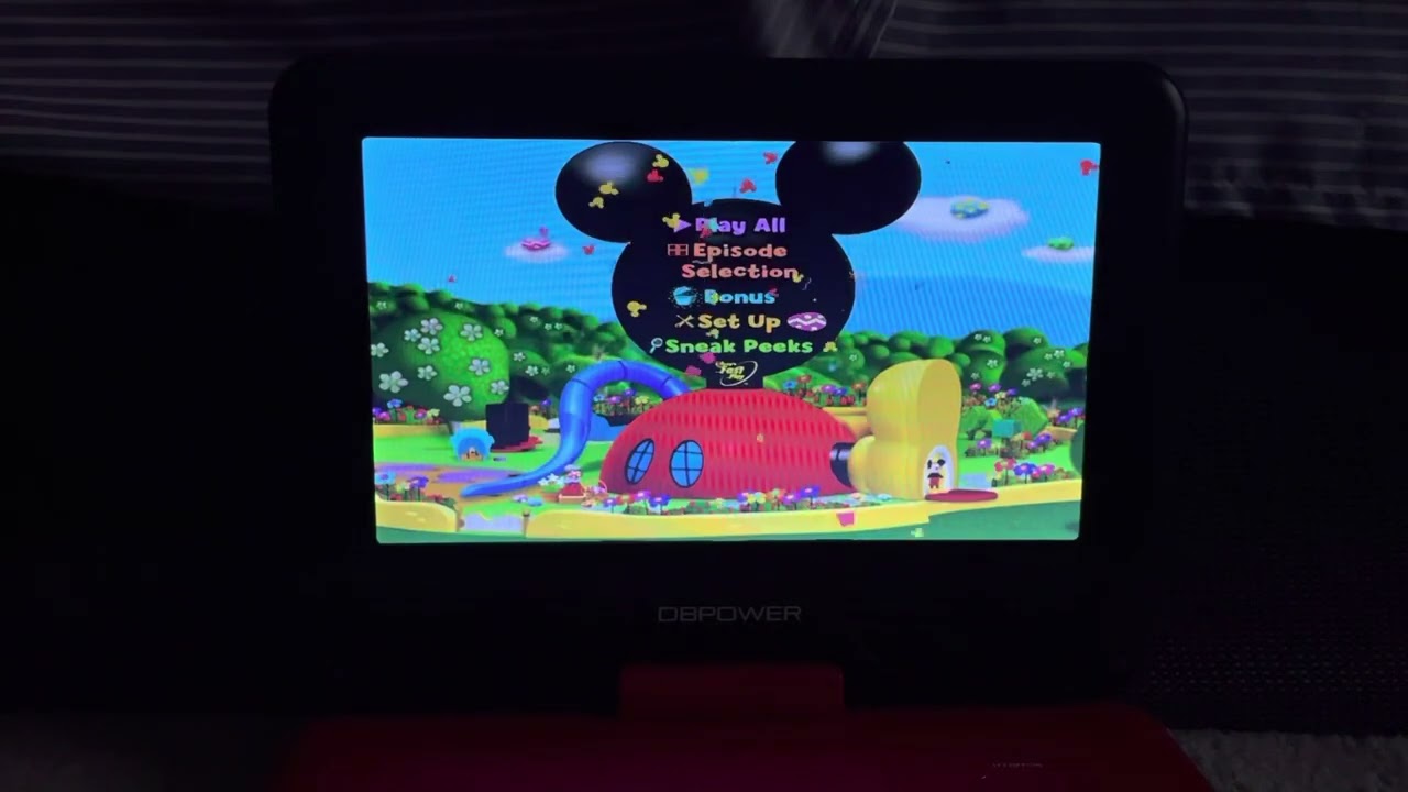 Mickey Mouse Clubhouse Mickey’s great clubhouse hunt 2007 DVD menu walk-through￼