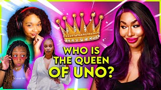 Who is the REAL QUEEN OF UNO?! Girls Night w/ @BarefootTasha @itzsheera & @JazzyGuns  LIVE