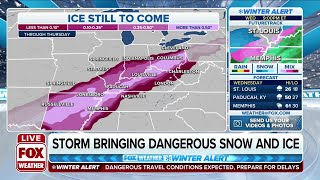 Major Winter Storm Has 7 US States In Ice Storm Warning Zone