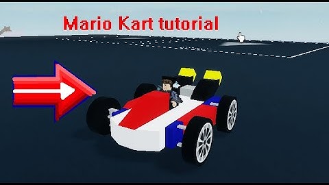Roblox plane crazy Mario Kart tutorial (and delorean time machine mk3 preview)