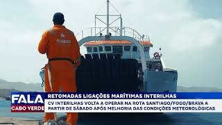 Cv Interilhas Retoma Ligações Marítimas Entre Santiago, Fogo E Brava Fala Cabo Verde