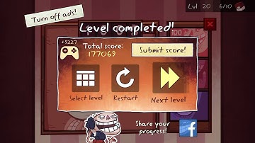 Troll face quest video games level 20 walkthrough