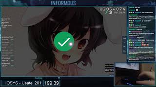 Osu Informous Iosys - Usatei 2011 Ozzys Extra Hd,Dt 98.20% 9X100 6