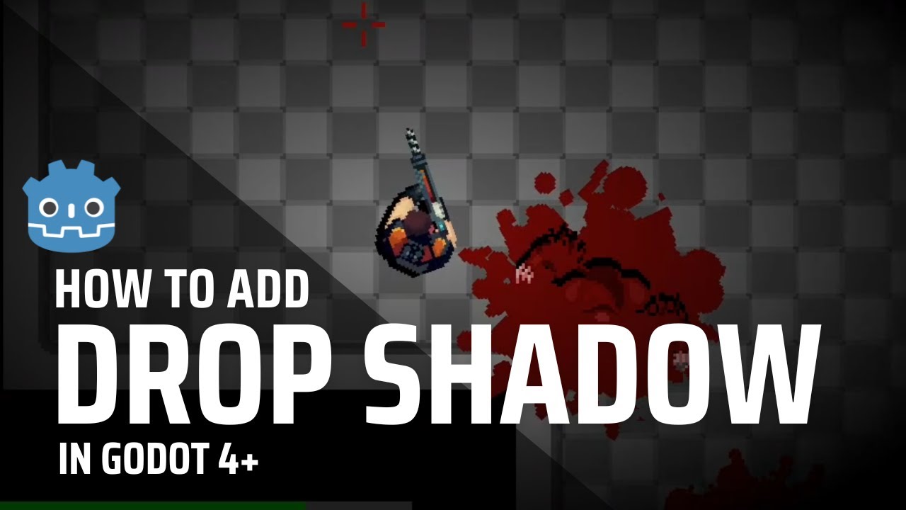 How to Add Drop Shadows on sprites in your games in godot 4.4 - YouTube