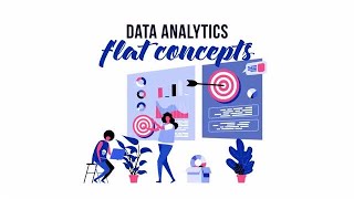 Data Analytics - Flat Concept After Effects Templates