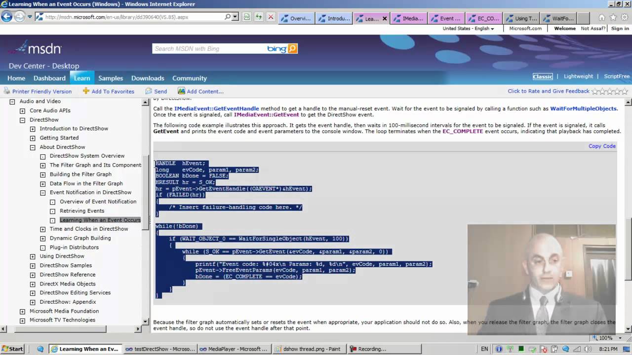 DirectShow Programming 26
