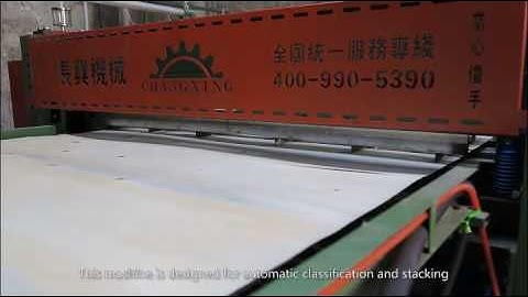 Veneer sorting and stacking machine