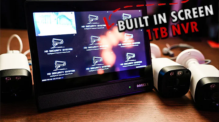 FINALLY!! an affordable NVR Poe System with a built in screen