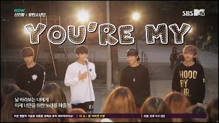 Jin, Jimin, V, Jungkook of BTS - You’re My (Taeyang cover) 2013 [ENG SUB]