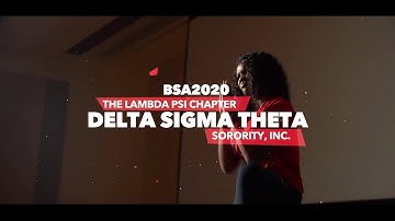 The Lambda Psi Chapter of Delta Sigma Theta Sorority, Inc. BSA Intro Step 2020
