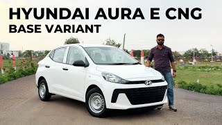 2025 Hyundai Aura CNG Base Variant Review Aura E CNG Motorxone