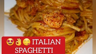 سباغيتي spaguetti بطريقة لذيذة وسهلة التحضير italian spaghitti