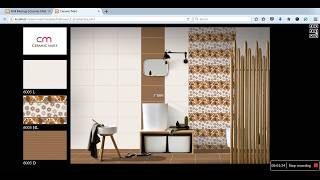 How To Create Bathroom Preview In Ceramic Mart Tiles Visualizer 