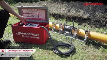 ROFUSE 400 TURBO Electro-Fusion Welding Machine / Heizwendel-Schweißmaschine