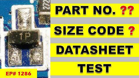 {1286} SMD transistor Marking to Datasheet || How to decode SMD component