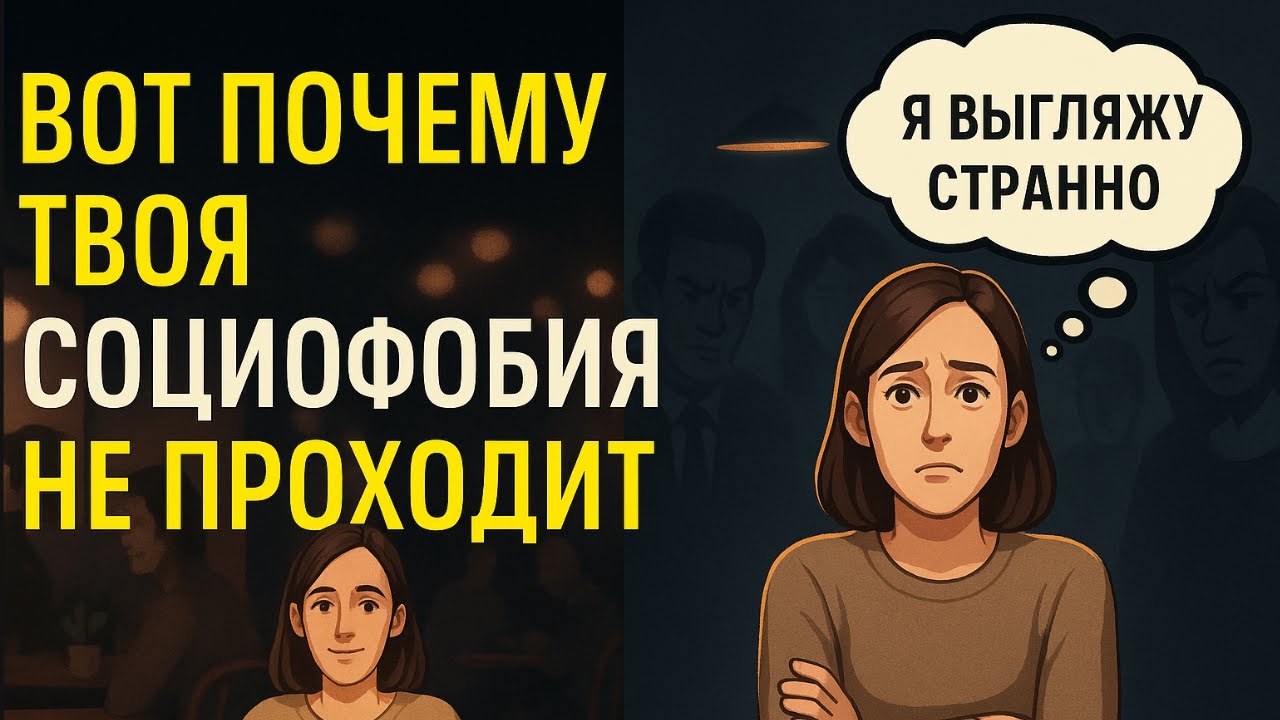 5 ТЕХНИК от психолога помогут победить СОЦИАЛЬНУЮ ТРЕВОЖНОСТЬ