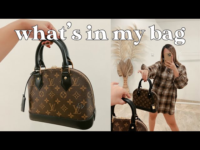 WHAT'S IN MY BAG? ✨ Louis Vuitton Alma BB, Gallery posted by éternelle  luxe