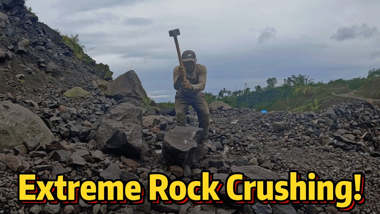 Incredible Rock Breaking Process! Turning Leftover Stone Into Cash!