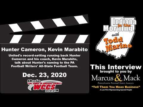 Indiana in the Morning Interview: Hunter Cameron and Kevin Marabito (12-23-20)