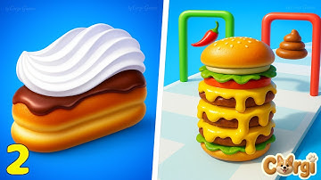 Burger Master 🆚 Perfect Cream - All Levels Satisfying Walkthrough Gameplay PART 2