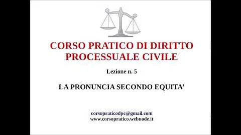 Che significa che il giudice decide secondo equità?