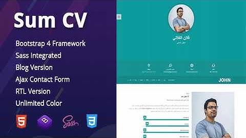 Sum - Personal Portfolio & Resume Template | Themeforest Website Templates and Themes