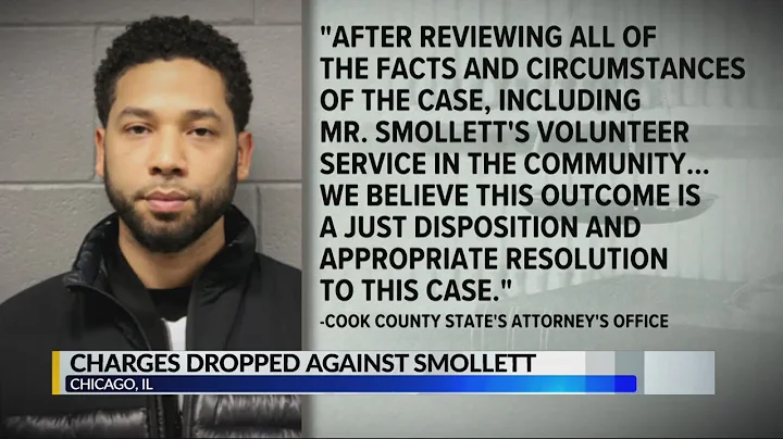 Charges dropped against Jussie Smollett