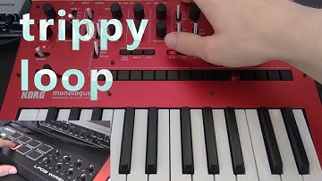 Korg Monologue Techno 4 - Trippy Loop Techno Jam (Drum Samples from Roland 909)