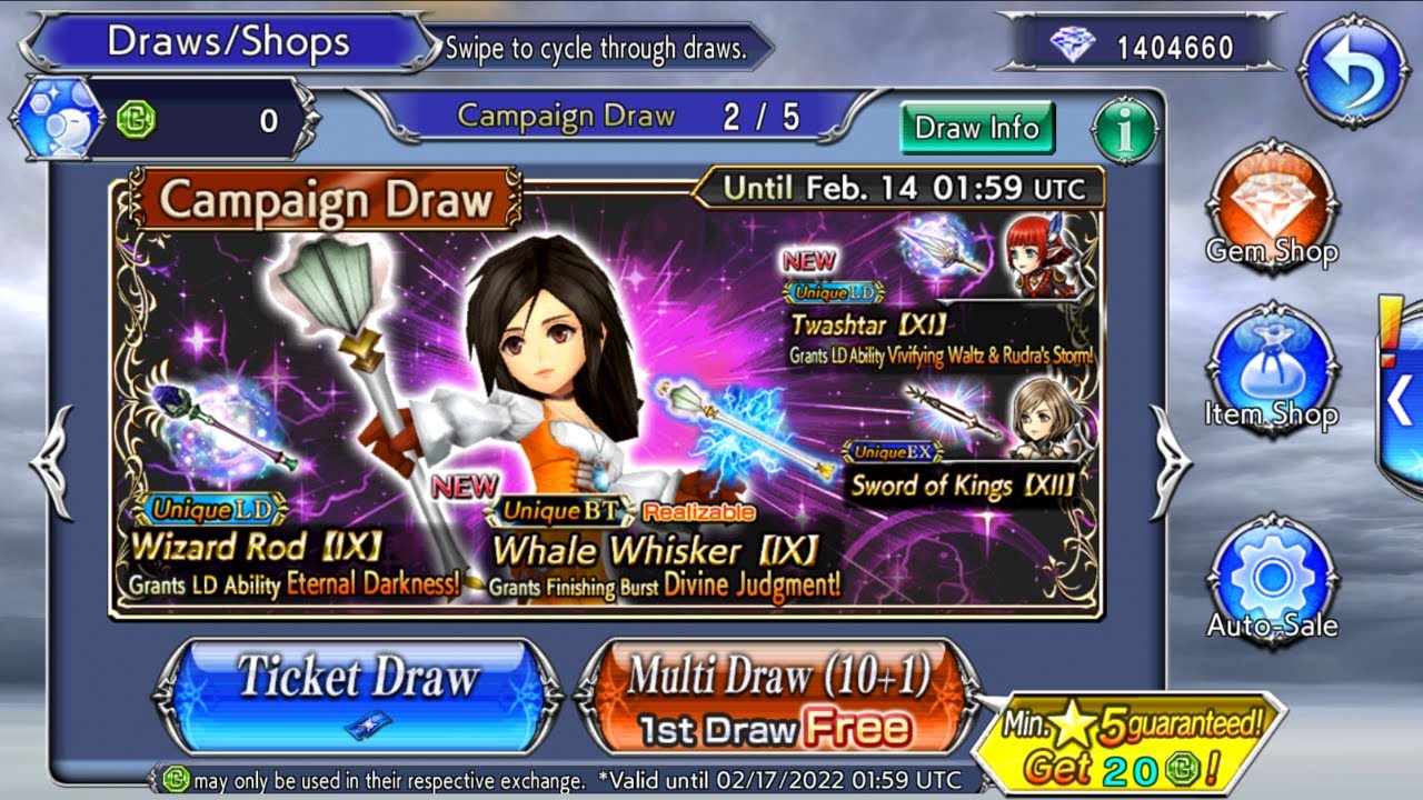 [DFFOO] GL-First Garnet BT & Lilisette LD Banner Pulls - Not Gonna Complain At All~