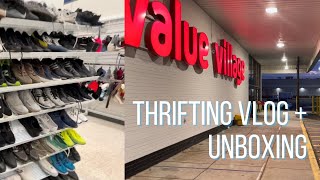 THRIFT WITH ME IN TORONTO \/\/ value village + unboxing