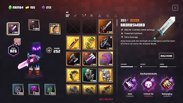 Minecraft Dungeons Guts Build Apoc+25 Highblock Halls