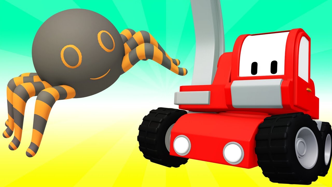 Tiny Trucks and the Spider | Cars and Trucks for Children