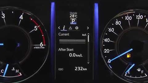 Multi Information Display (MID) - Toyota Fortuner & Innova Crysta